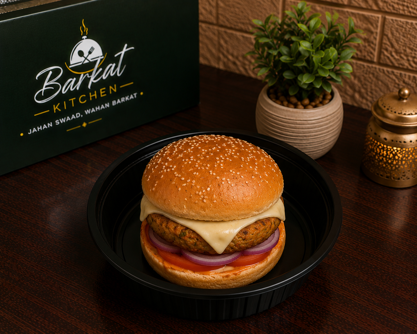 Veg cheese burger